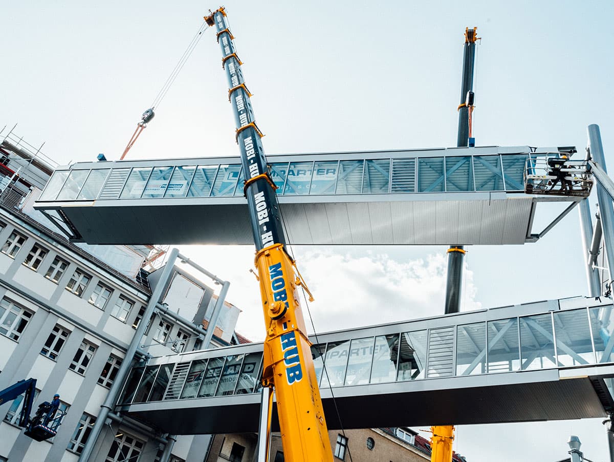 Die neuen MELAG Skywalks für einen verbesserten Warenfluss